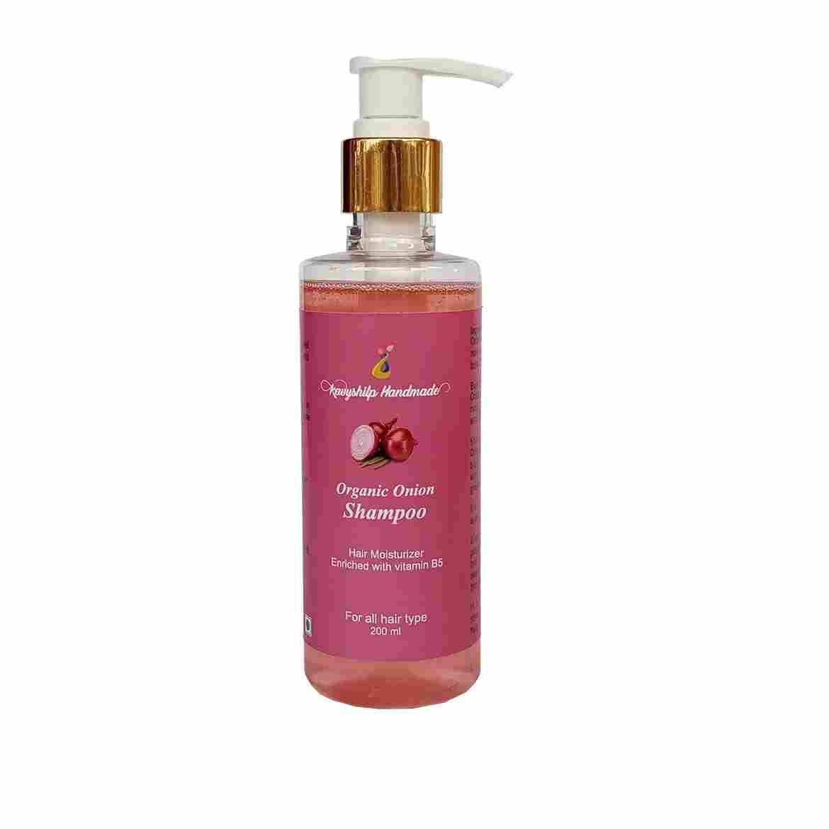 Onion Shampoo 200ml For Improving Excellent Hair Growth With Kalonji Seeds By Kavyshilp Handmade